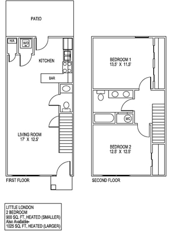 2BR/1.5BA - Little London