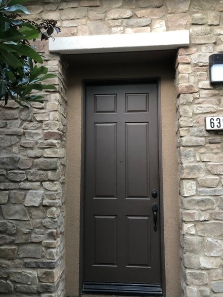 Front door for townhome - 6395 Delgado Ln