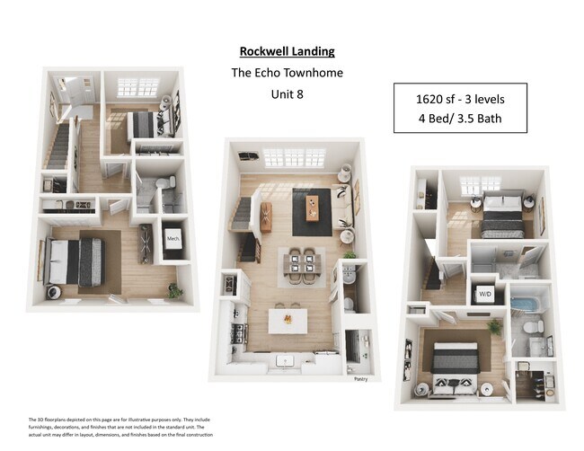 Floorplan - Rockwell Landing Townhomes