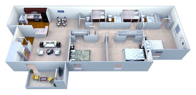 Floorplan - Orchard Mill Apartments