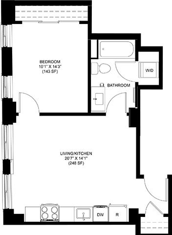 Floorplan - Park Heights by the Lake Apartments