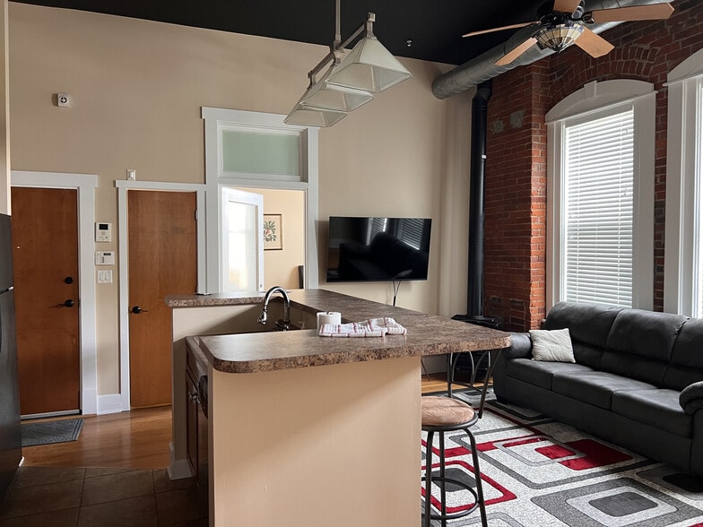 Kitchen/Living Room to Bedroom 1 - 124 N Neil St