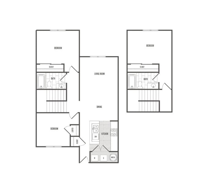 Floorplan - Enchanted Vista Apartments