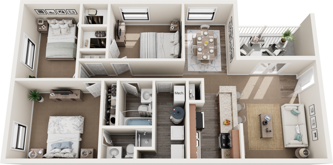 Floorplan - Sawgrass Apartments