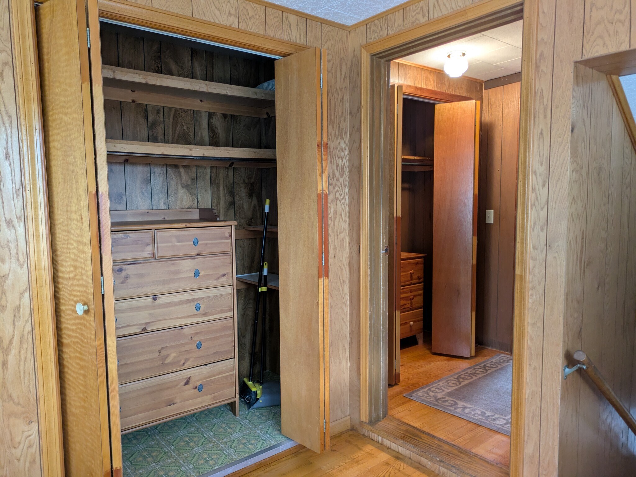 Storage closet in sun-room/ Main entry into apartment - 460 N Main St