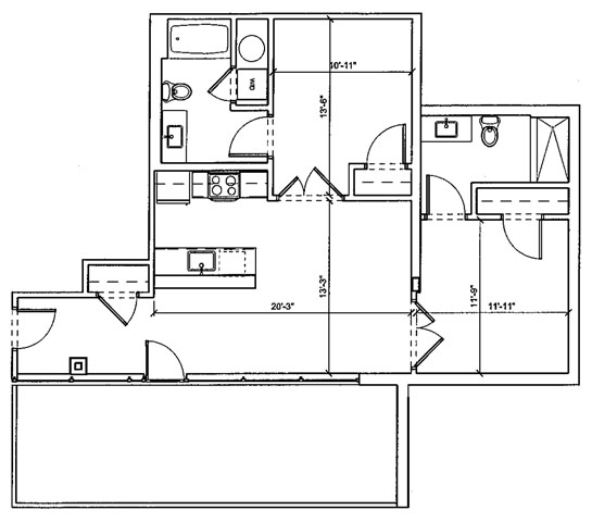 Floorplan - 2040 Market