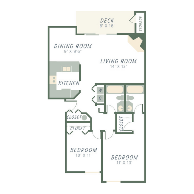 Floorplan - The Dock at Surprise Lake