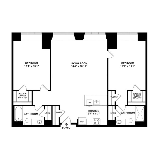 Floorplan - Residences at Mill 8 and 10 (A 55+ Senior Community)