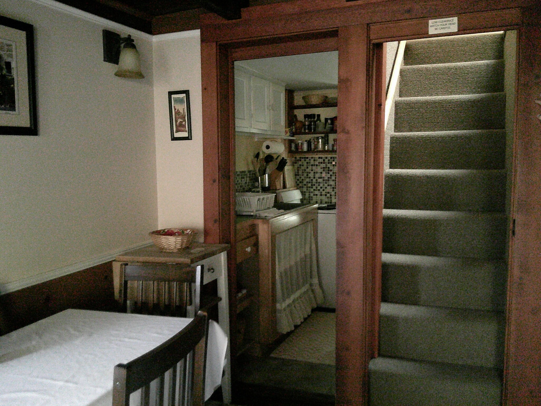 Peek at the Kitchen / Stairway - 41 Chatham Rd