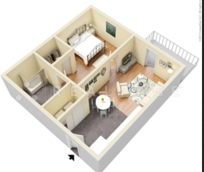 1BR/1BA - Riverview Villas