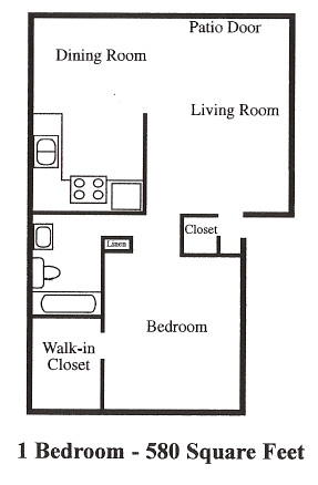 1BA/1BR - Fountain Court Apartments