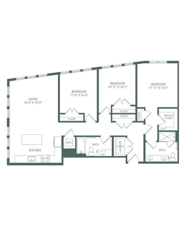 Floorplan - The Bellevue