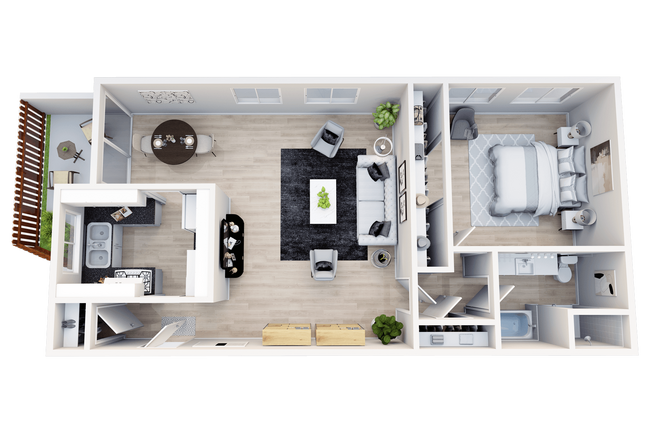 Floorplan - Dickens Apartments