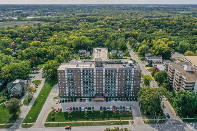 Aerial - 3000 Grand Apartments