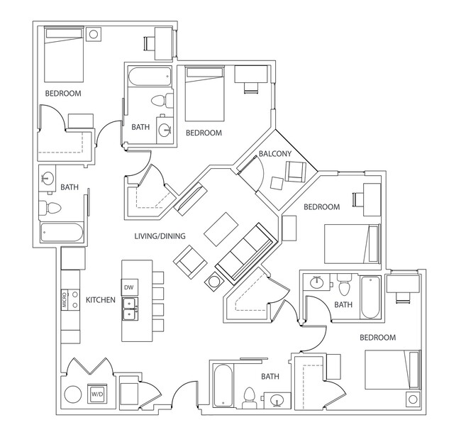 4.3 Floorplan Layout - Statehouse Highline