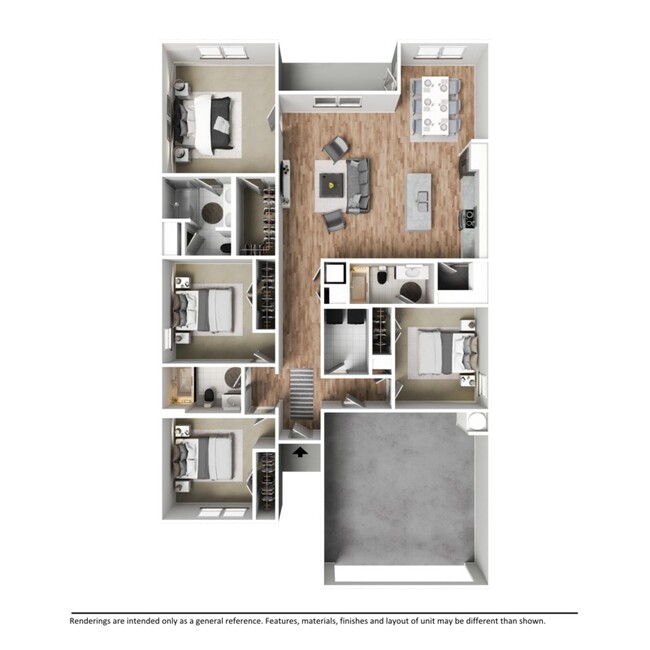 Floorplan - Villages at Arbor Walk