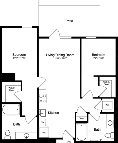 Floorplan - Potrero 1010