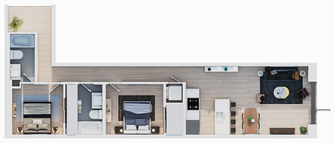 Floorplan - Colonial Flats