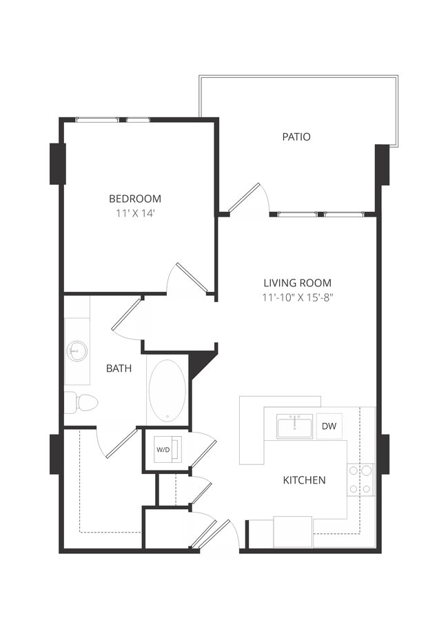 Floorplan - Lofts at Watters Creek Apartments