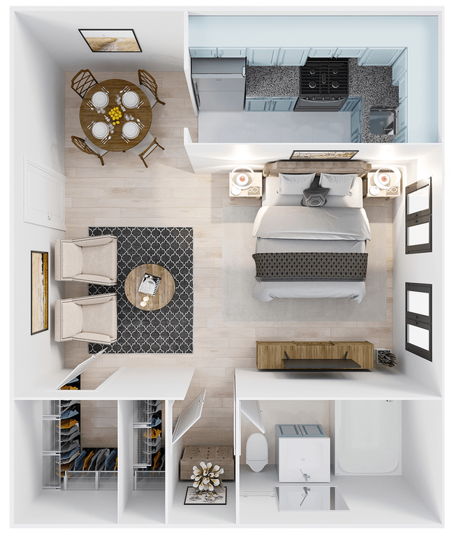 Floorplan - Kimbrough Towers