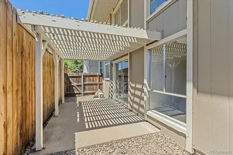 covered patio- now with turf - 6495 E Happy Canyon Rd