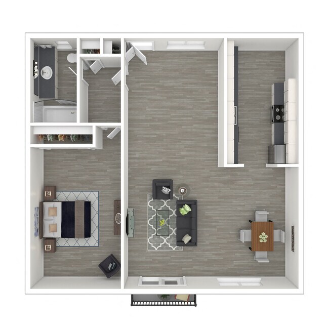 Floorplan - Los Feliz Apartments