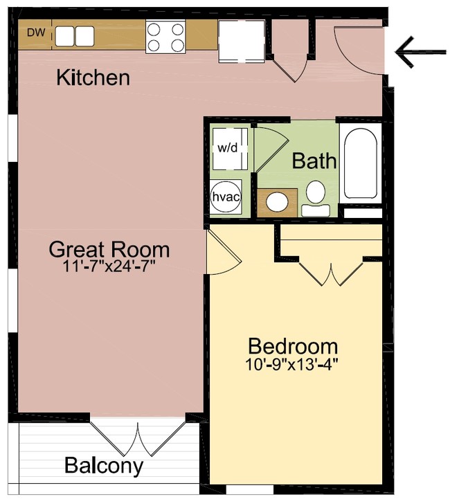 Floorplan - Park Edge Apartments