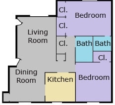 2BR/1.5BA - Chapel Hill KC Apartments LLC