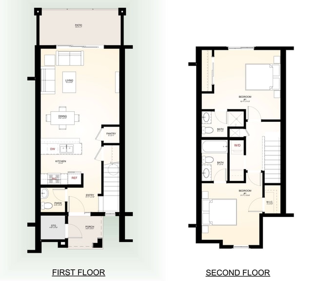 The Cottage - 1,052SF - Summit Springs Townhomes