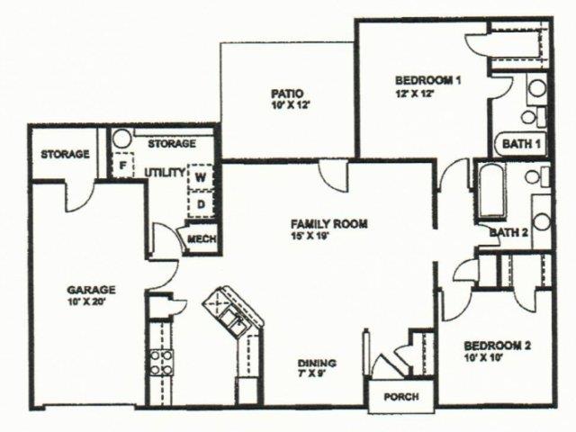 Floorplan - Raeford Fields