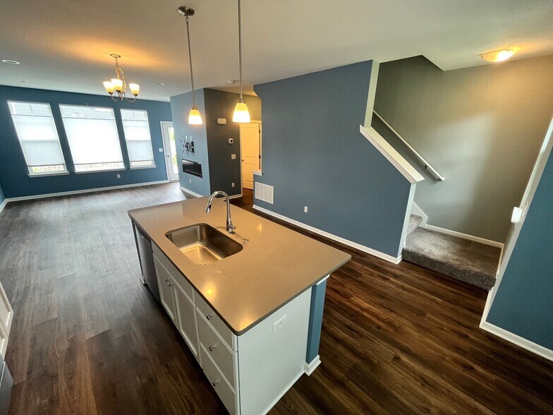 Stairs up to top floor - 587 Parkside Way