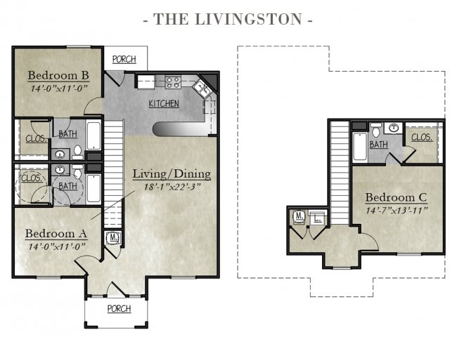 The Livingston - The Hamptons Statesboro