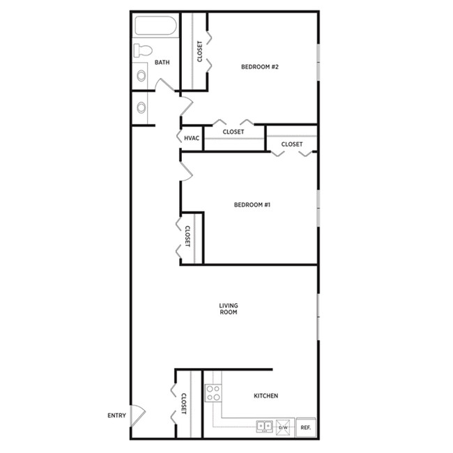 Floorplan - Glenwood Apartments