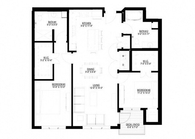 Floorplan - The Legends of Apple Valley 55+ Apartments