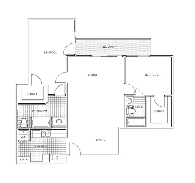 Capri 2x2 floor plan PR SM Capri LLC - PR SM Capri LLC