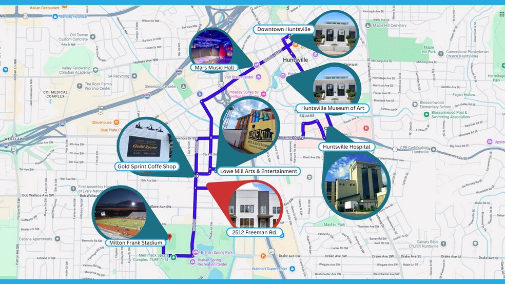 At the center of it all. Walk to local spots. - 2512 Freeman Rd SW