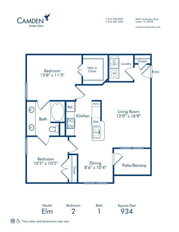 Floorplan - Camden Amber Oaks