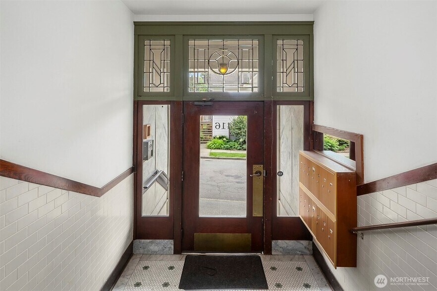 Building Entry from Interior - 416 E Roy St
