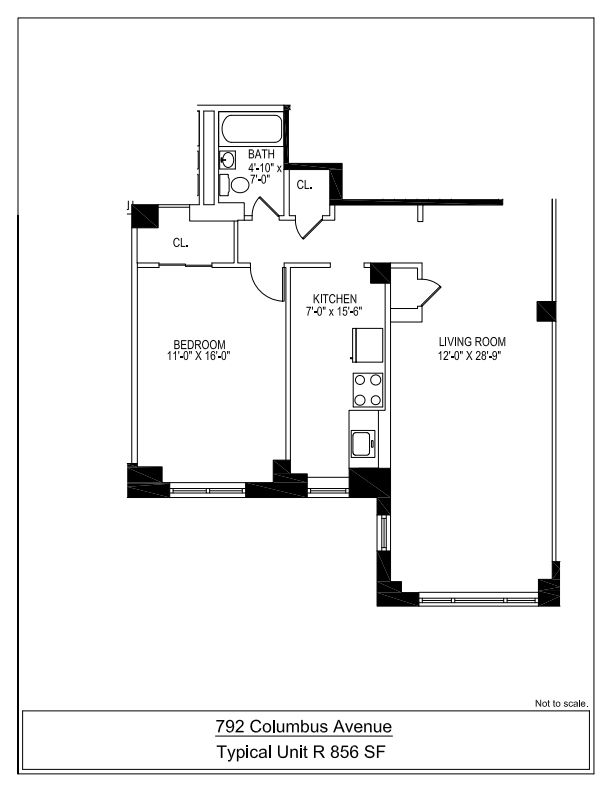 Floorplan - 792 Columbus Avenue