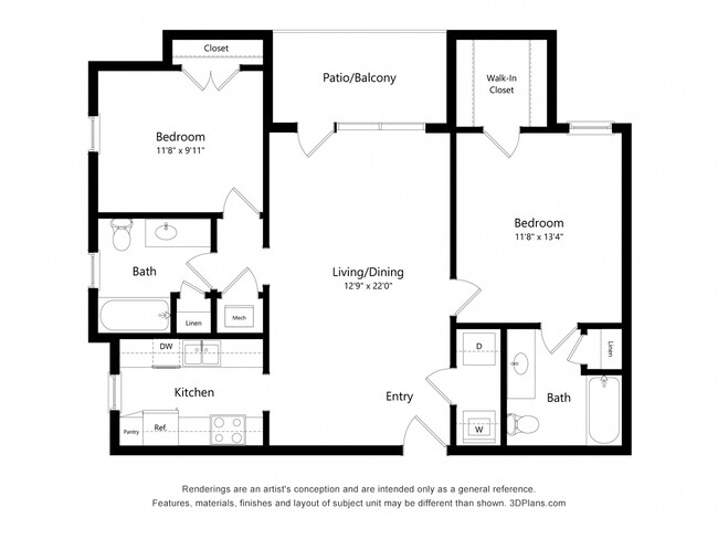 Floorplan - Swiss View Apartments