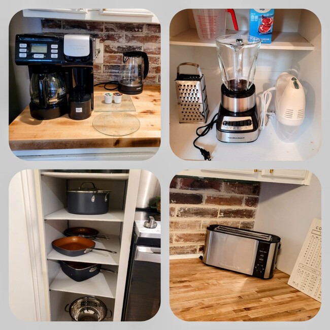 Appliances, accessories, utensils, condiments, coffee, tea, and other essentials are included. - 34 Shenandoah Dr