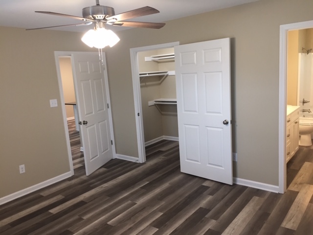 Master bedroom and closet - 3700 Sorrell Chapel Rd