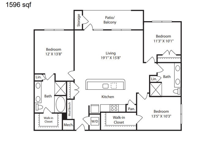 Floorplan - The Mitchell at Woodmill Creek