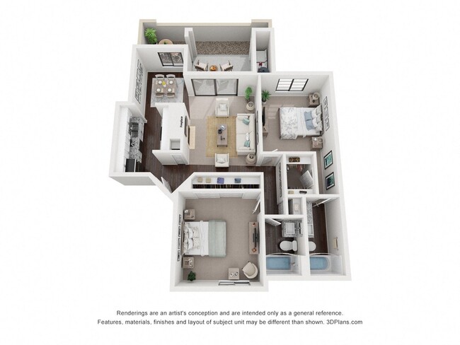 Floorplan - Vaseo Apartments
