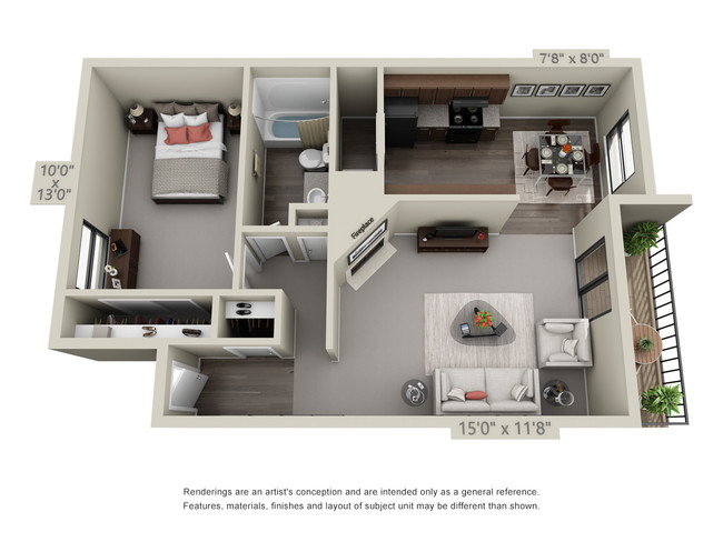 Floorplan - Waverly Gardens Apartments