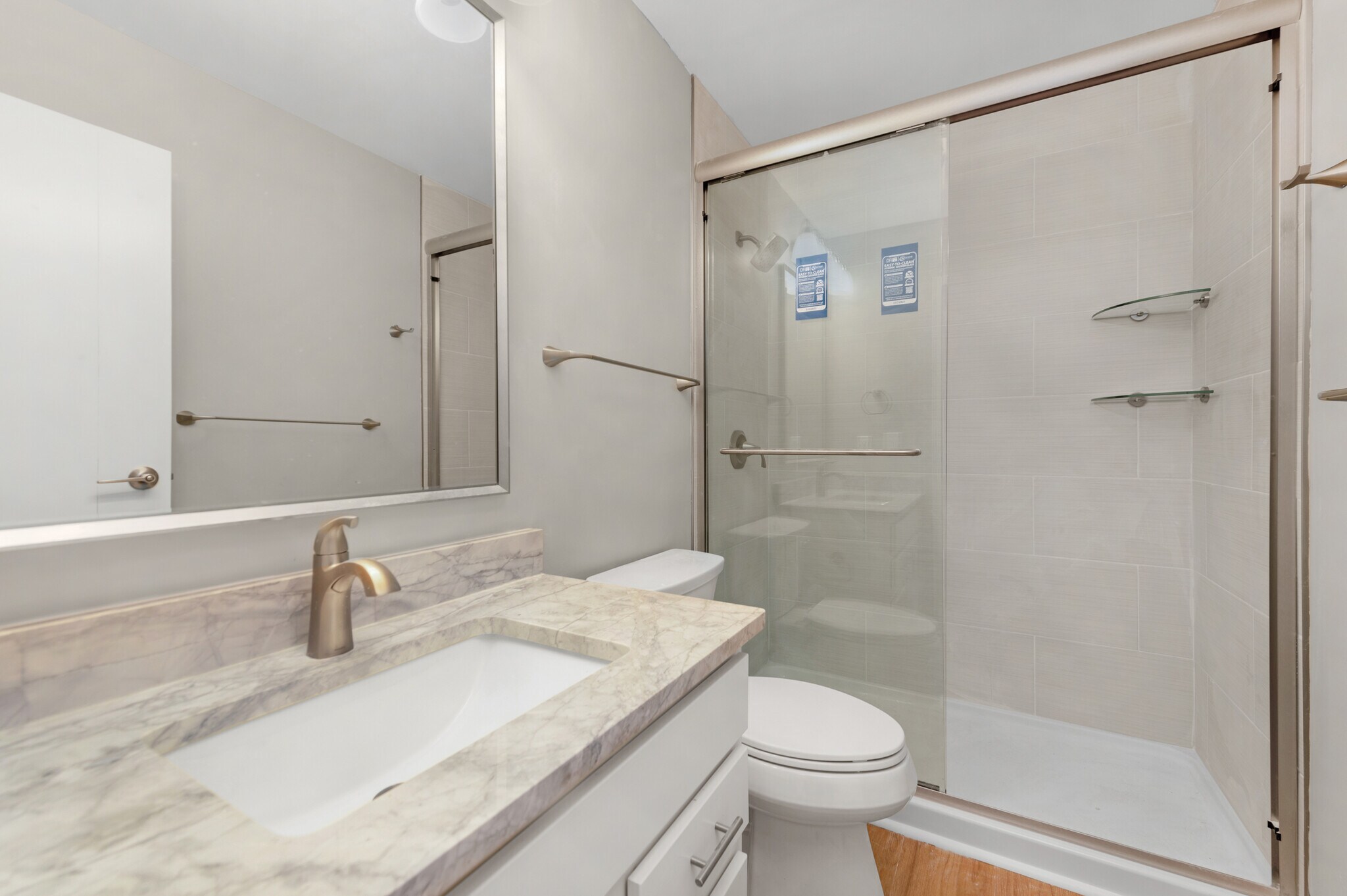 Bathroom with Walk In Shower - 20333 Detroit Rd