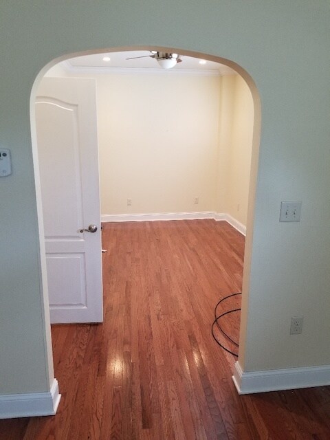 looking into bedroom from living room - 954 Meade Ave