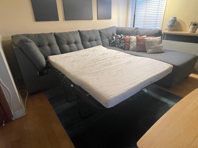 Couch converts into full-size bed - 408 17th St