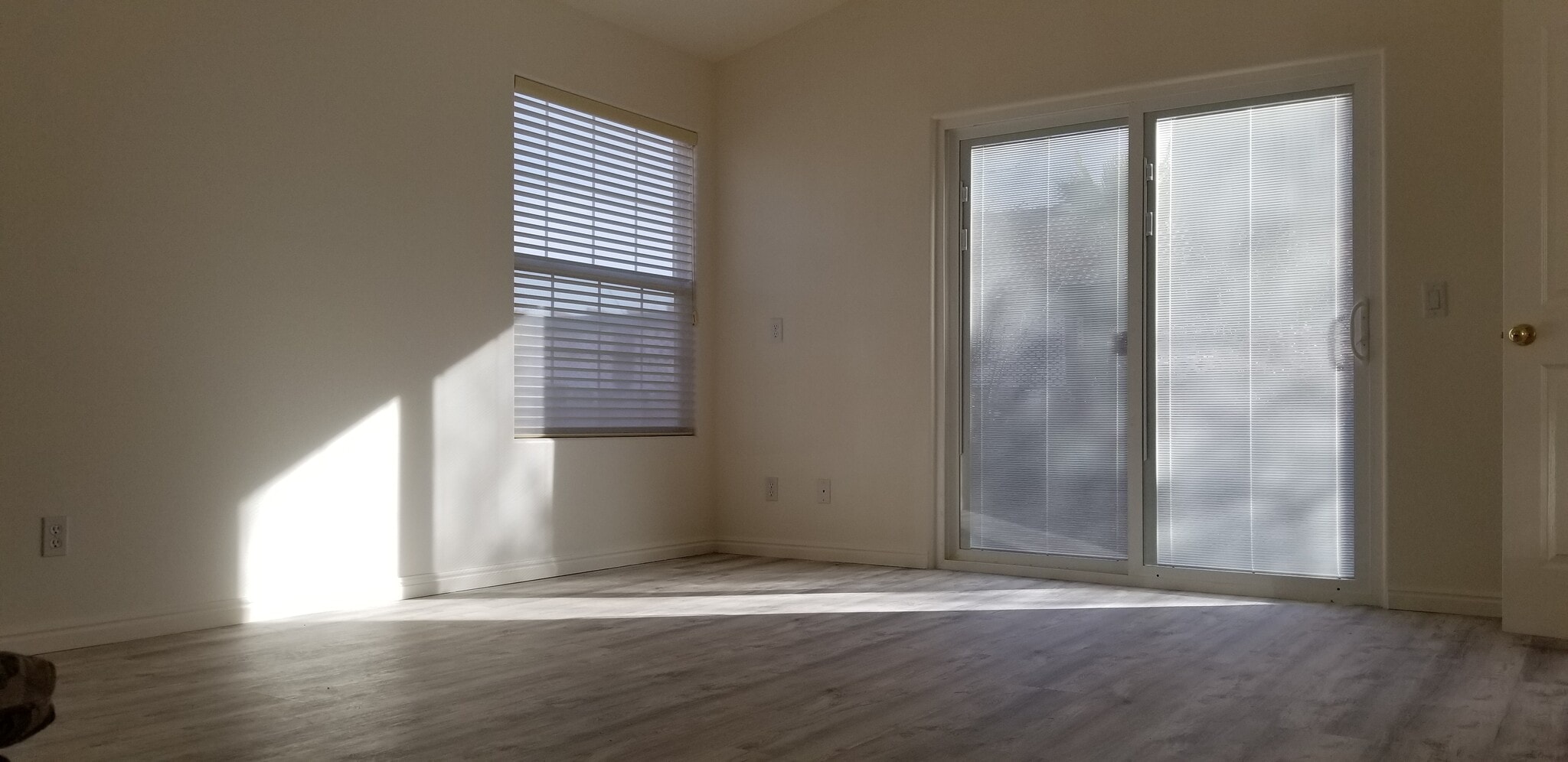 8. NE corner of living room - where desk & swivel chair are placed (privacy blinds throughout) - 137 E 755 S
