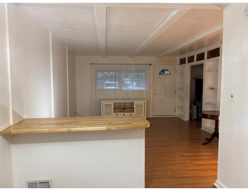 view from kitchen into living room 16 x 13 - 8095 Monroe Blvd